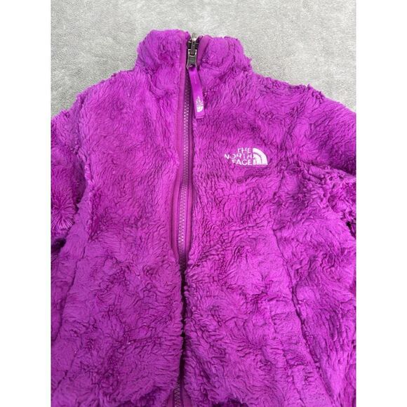 The North Face Reversible Fleeced Flower Patch Quilted Jacket Girls Size XXS - Picture 8 of 15